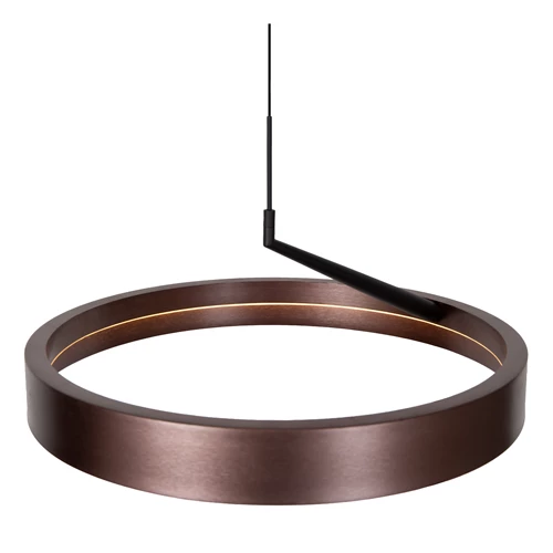 Lucide LEONARD - Hanglamp - Ø 54,5 cm - LED 3 StepDim - CCT - 1x36W 2200K/3000K - Koffie - Vibes - detail 4